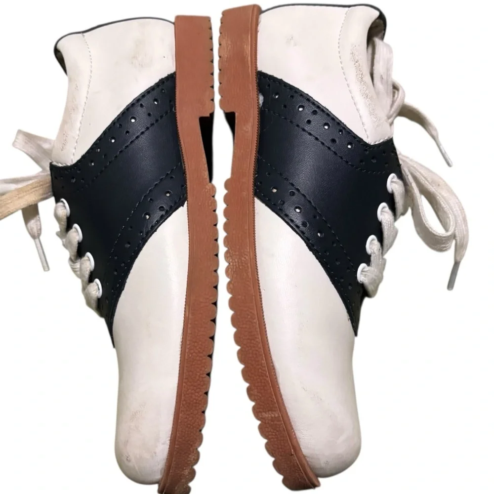 Academie Gear Girl’s Honor Roll Cheer Oxford saddle uniform shoes size 12.5
